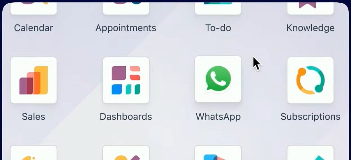 Live Chat – ecran principal în Odoo
